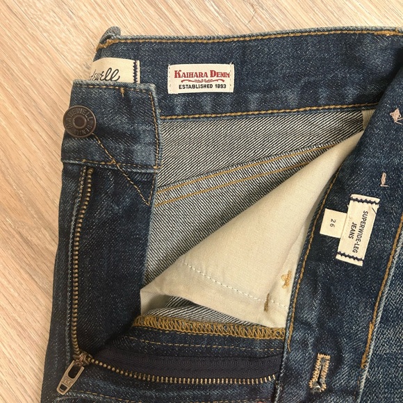 Madewell x Kaihara Denim Superwide-Leg Jeans in Karney Wash - Picture 5 of 6